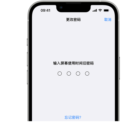 禹会iPhone屏幕维修分享iPhone屏幕使用时间密码忘记了怎么办 