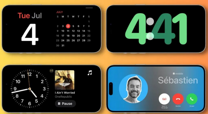 禹会苹果手机维修分享iOS17横屏充电待机显示有什么好处 
