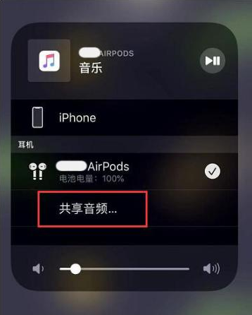 禹会苹果14音频维修点分享iPhone14音频共享设置方法 