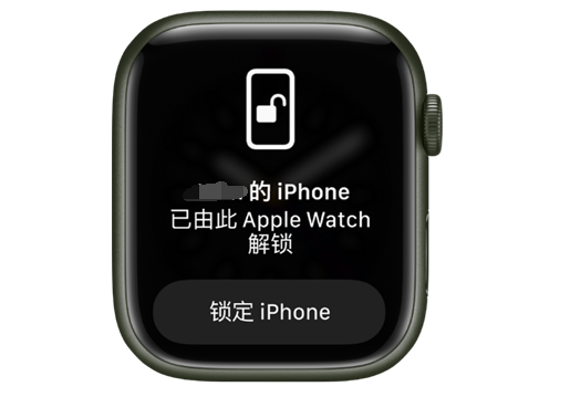 禹会苹果手机维修分享用 AppleWatch 解锁配备面容 ID 的 iPhone方法 