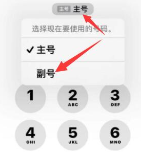 禹会苹果14维修店分享iPhone 14 Pro Max使用副卡打电话的方法 