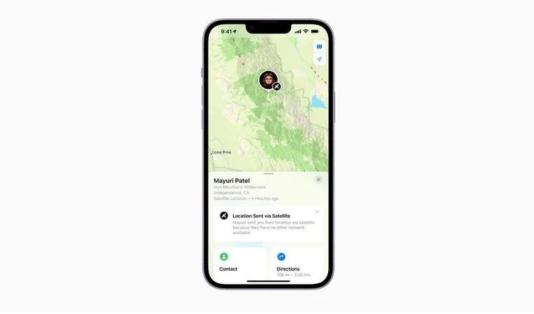 禹会苹果14维修分享iPhone14系列中 FindMy功能通过卫星分享位置方法教程 