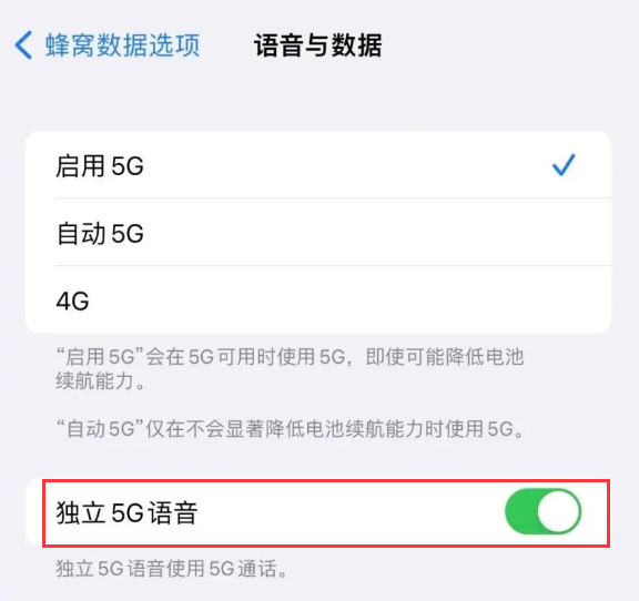 禹会苹果14维修分享iPhone 14 Pro如何开启VoNR 