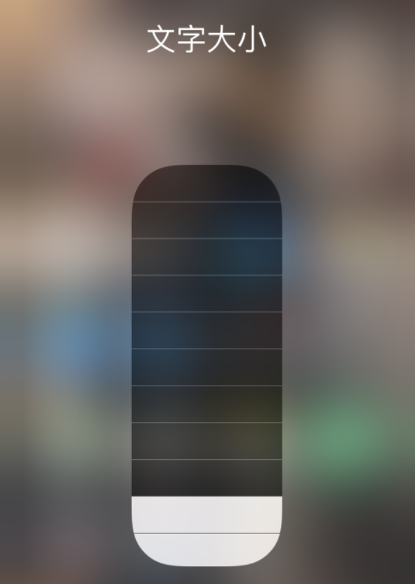 禹会苹果手机维修分享小技巧：在 iPhone 控制中心快速调节字体大小 
