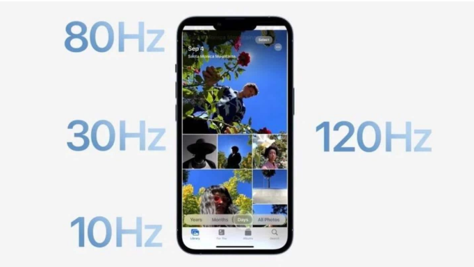 禹会苹果14维修分享iPhone 14有高刷吗 